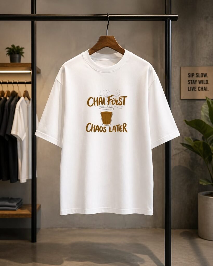 OVERSIZED UNISEX TERRY T-SHIRT – 260 GSM COTTON BLEND | PREMIUM DROP SHOULDER STREETWEAR TEE